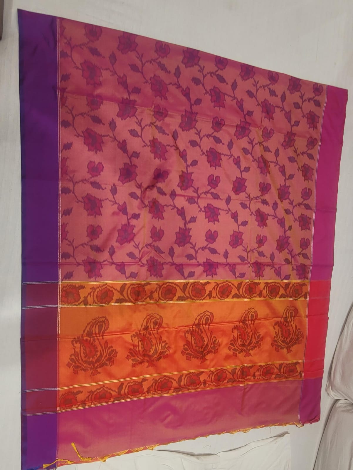 Elegant Art Silk Saree 2 - Detail View 2 | Shri Geeta Sarees