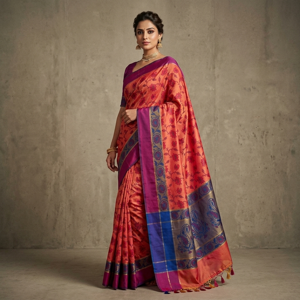 Elegant Art Silk Saree 3 - art silk Banarasi Silk Saree | Shri Geeta Sarees