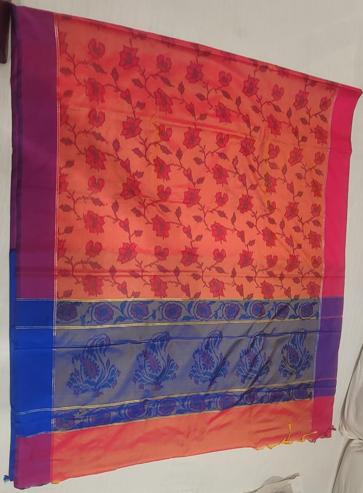 Elegant Art Silk Saree 3 - Detail View 2 | Shri Geeta Sarees