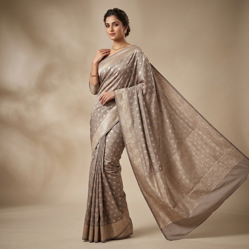 Elegant Art Silk Saree 5 - art silk Banarasi Silk Saree | Shri Geeta Sarees