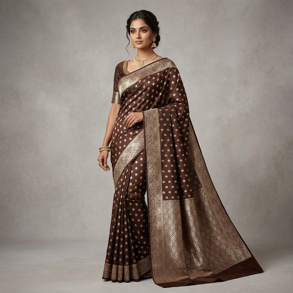 Elegant Art Silk Saree 7 - art silk Banarasi Silk Saree | Shri Geeta Sarees