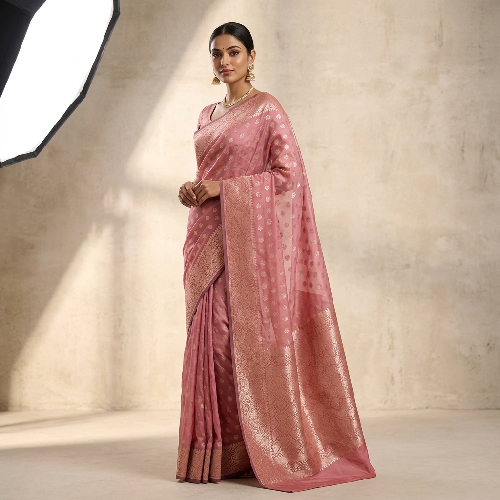 Elegant Art Silk Saree 9 - art silk Banarasi Silk Saree | Shri Geeta Sarees