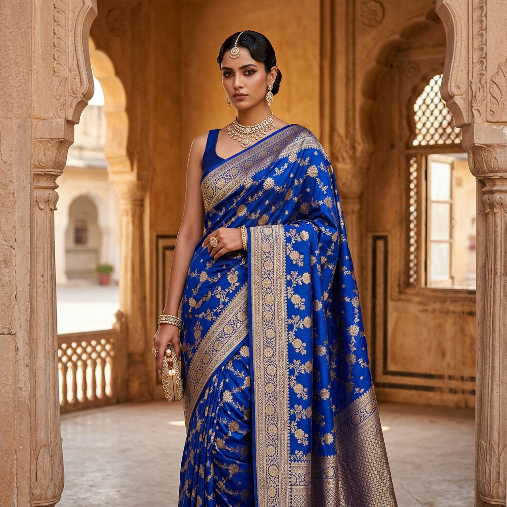 The Refined Open Pallu