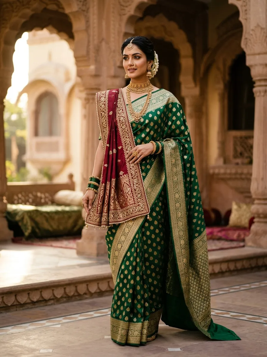 Royal Shoulder Drape Style