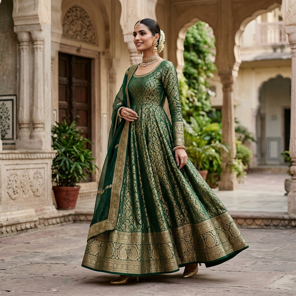 The Classic Anarkali Suit