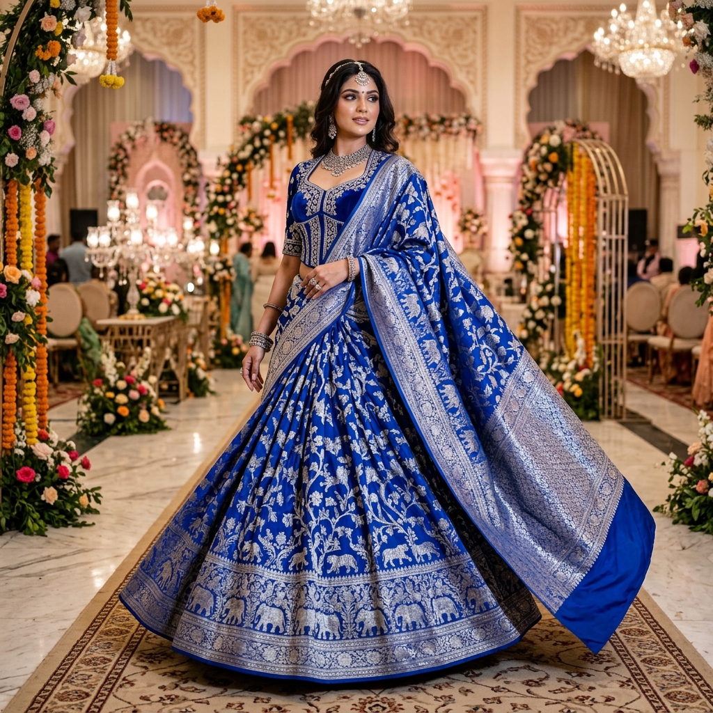 Lehenga Saree Drape Lehenga Saree Drape