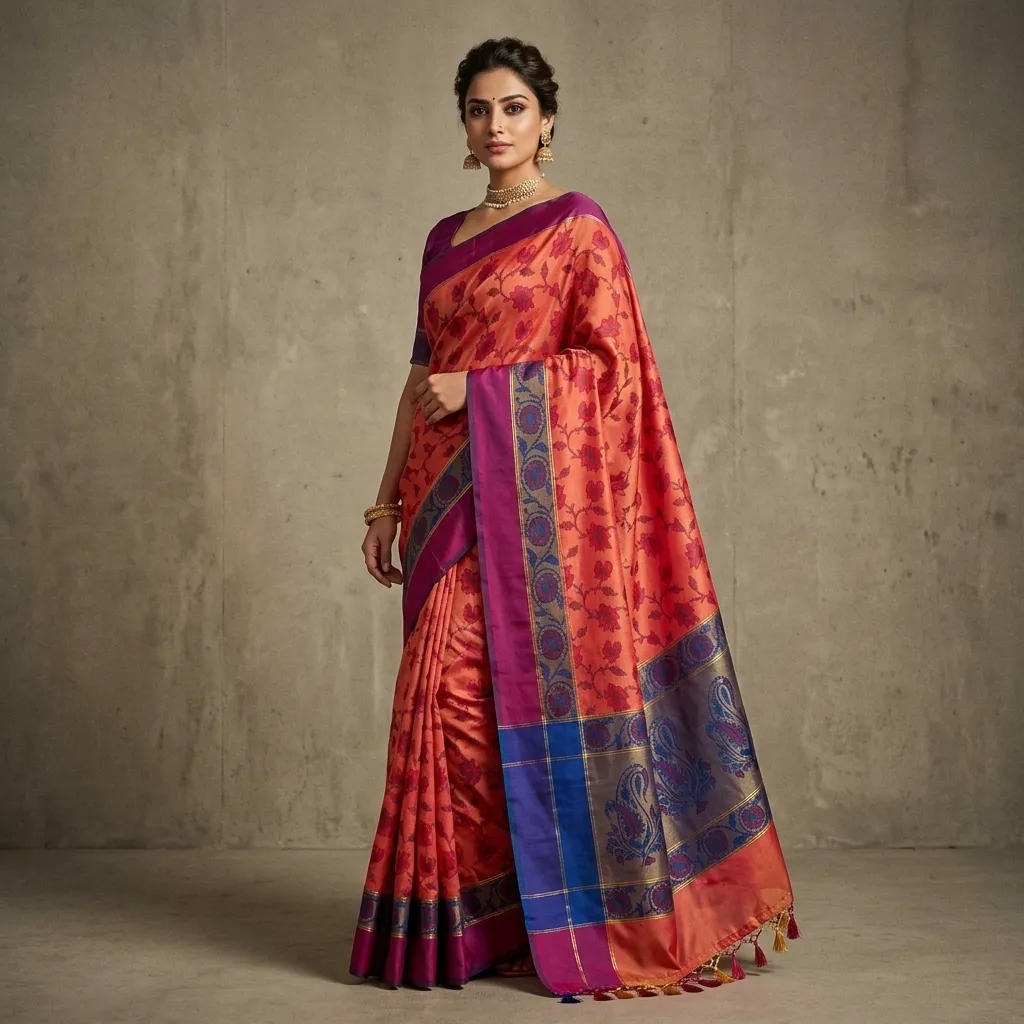 Elegant Art Silk Saree 3 - art silk Banarasi Silk Saree | Shri Geeta Sarees
