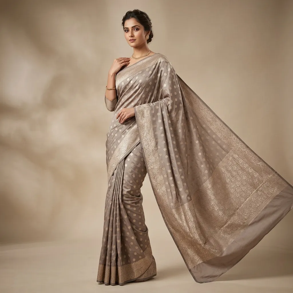 Elegant Art Silk Saree 5 - art silk Banarasi Silk Saree | Shri Geeta Sarees