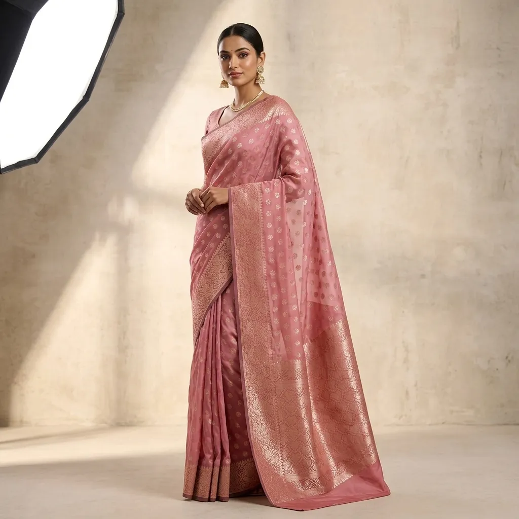 Elegant Art Silk Saree 9 - art silk Banarasi Silk Saree | Shri Geeta Sarees