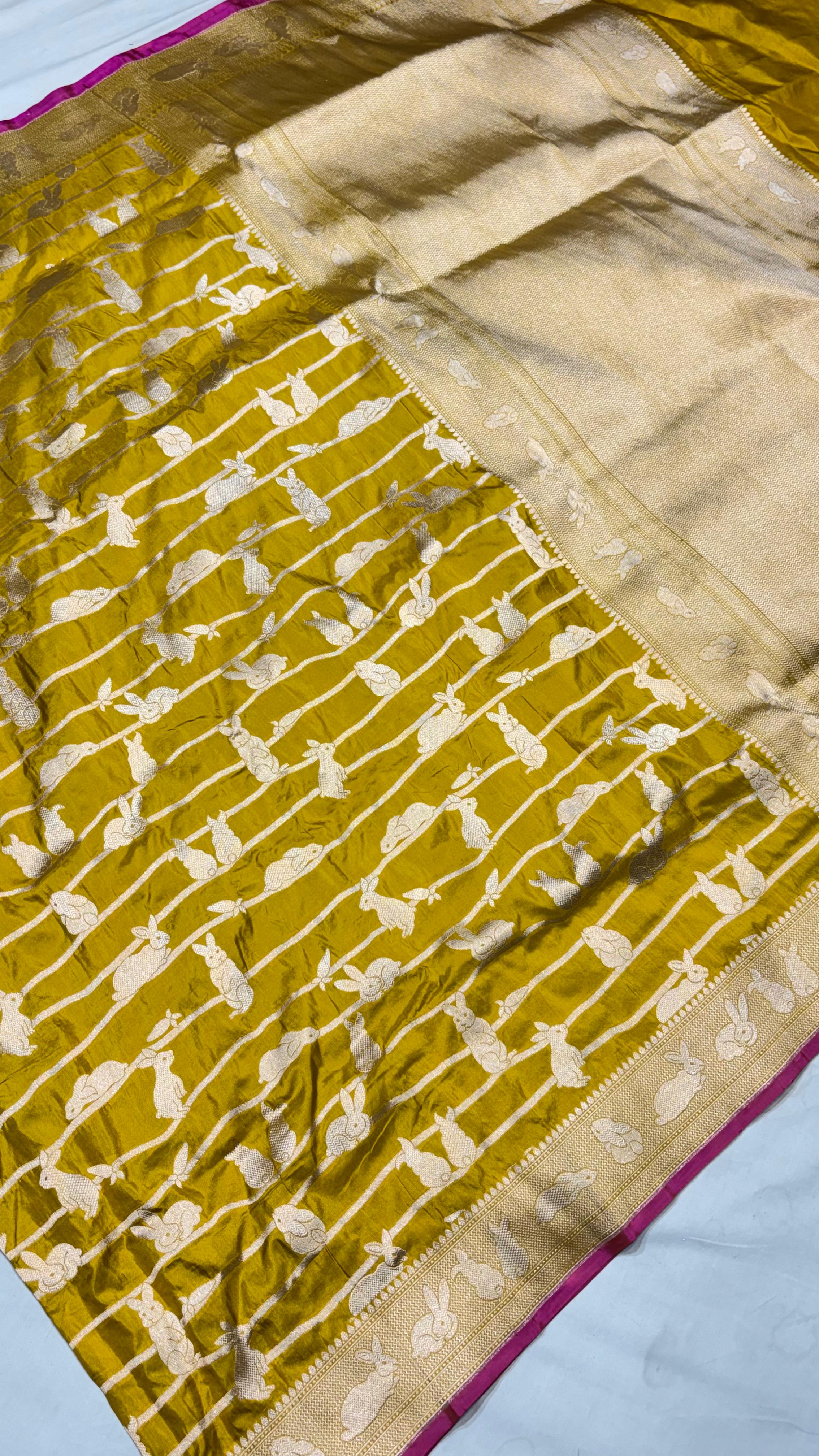 Pure Handwoven Silk Katan Saree - Look 10 - Detail View 2 Pure Handwoven Silk Katan Saree - Look 10 - Detail View 2 | Shri Geeta Sarees