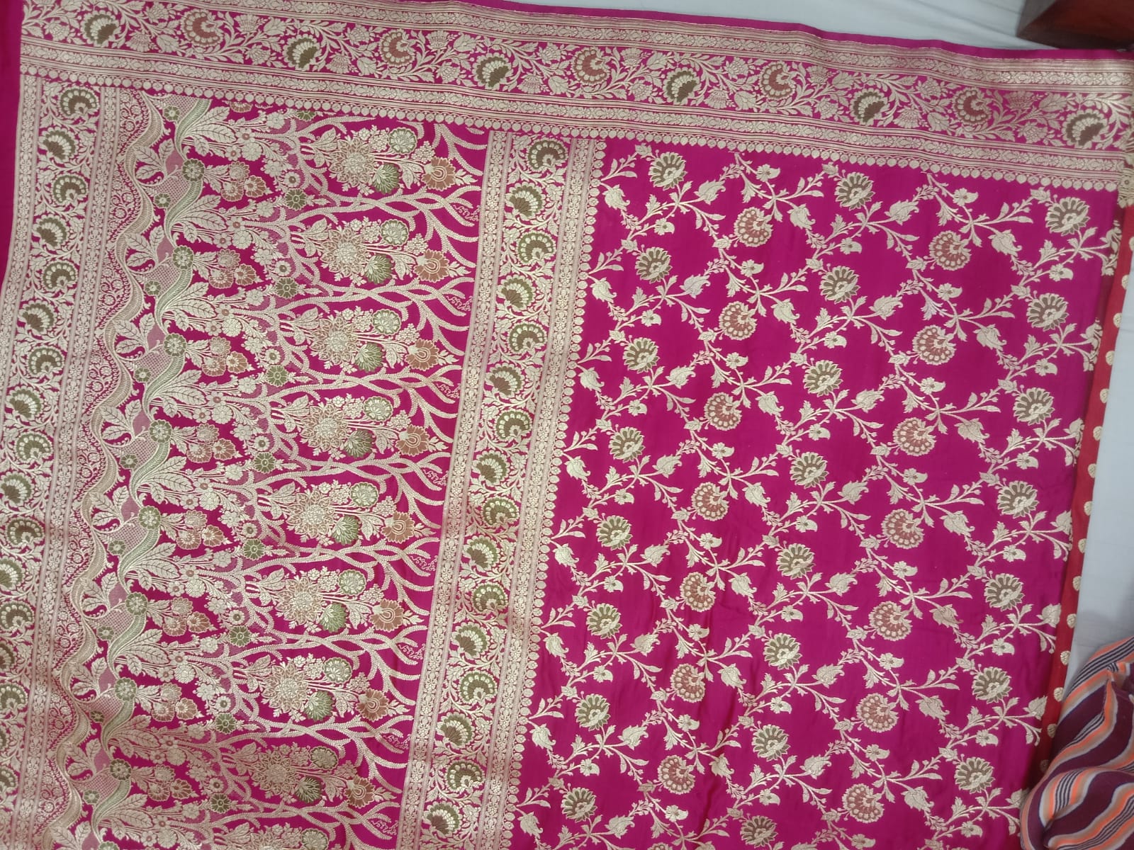 Pure Handwoven Silk Katan Saree - Look 30 - Detail View 2 Pure Handwoven Silk Katan Saree - Look 30 - Detail View 2 | Shri Geeta Sarees