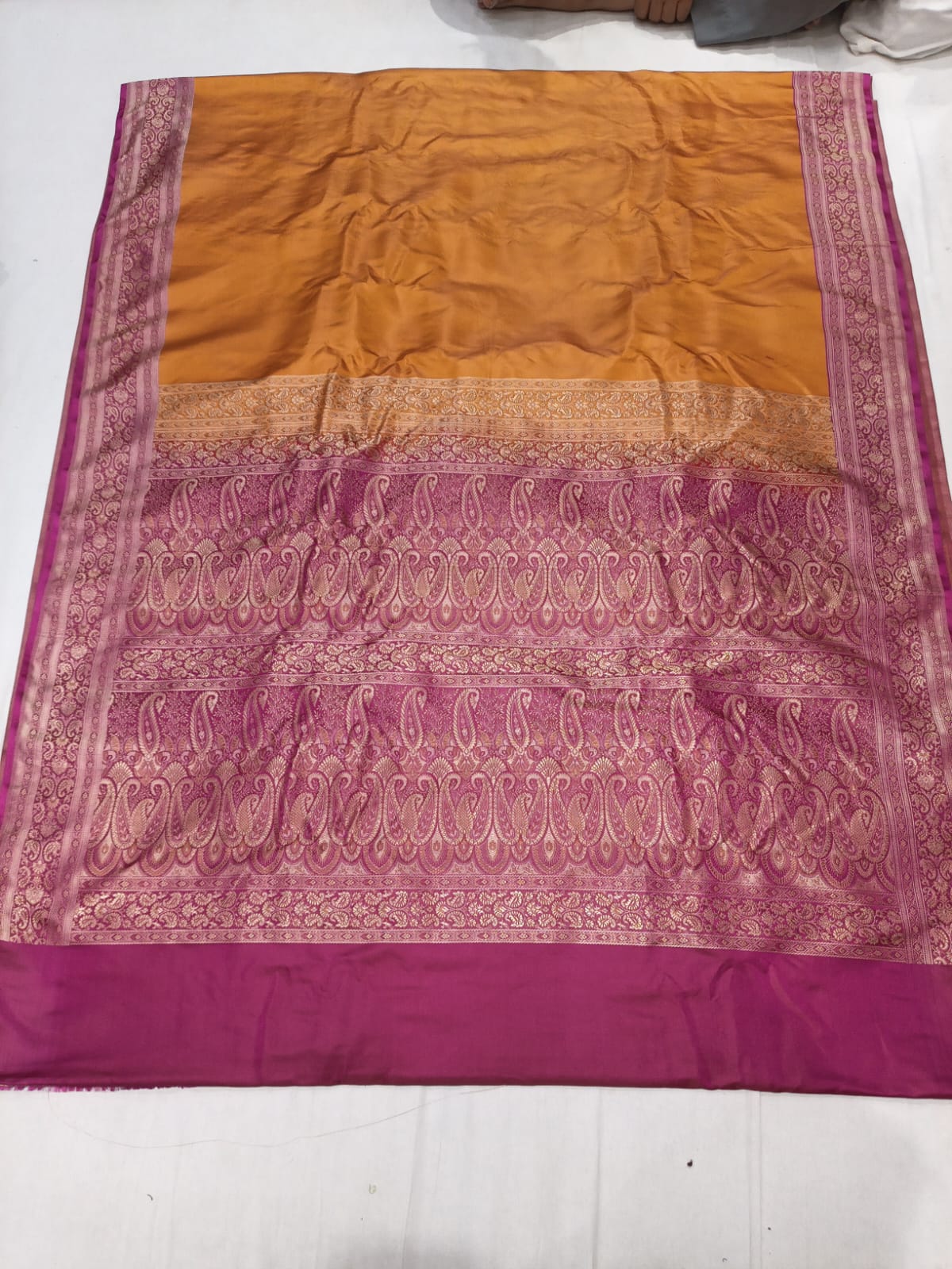 Pure Handwoven Silk Katan Saree - Look 61 - Detail View 2 | Shri Geeta Sarees