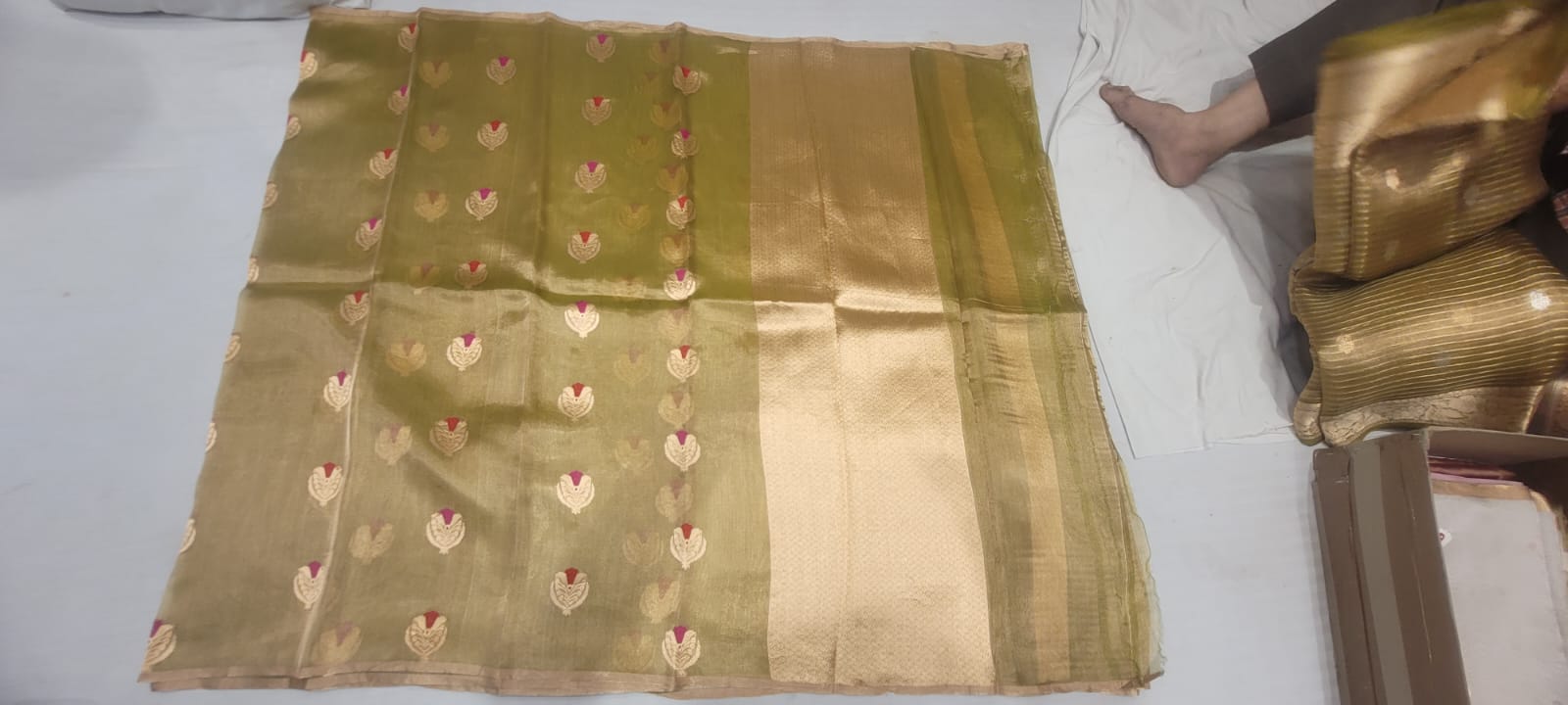 Pure Tissue Saree - Look 2 - Detail View 2 | Shri Geeta Sarees