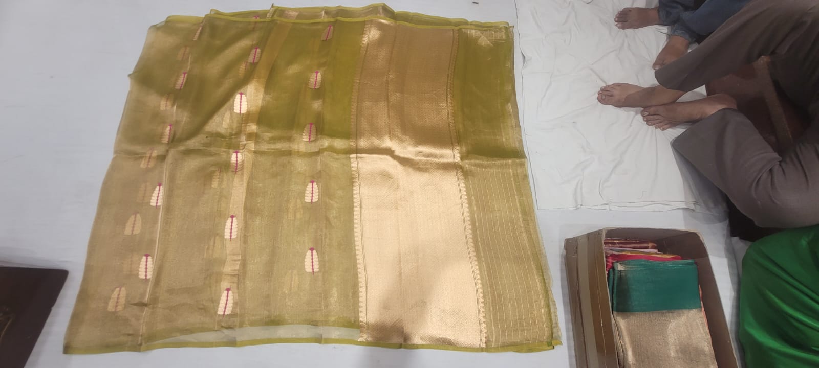 Pure Tissue Saree - Look 8 - Detail View 2 | Shri Geeta Sarees