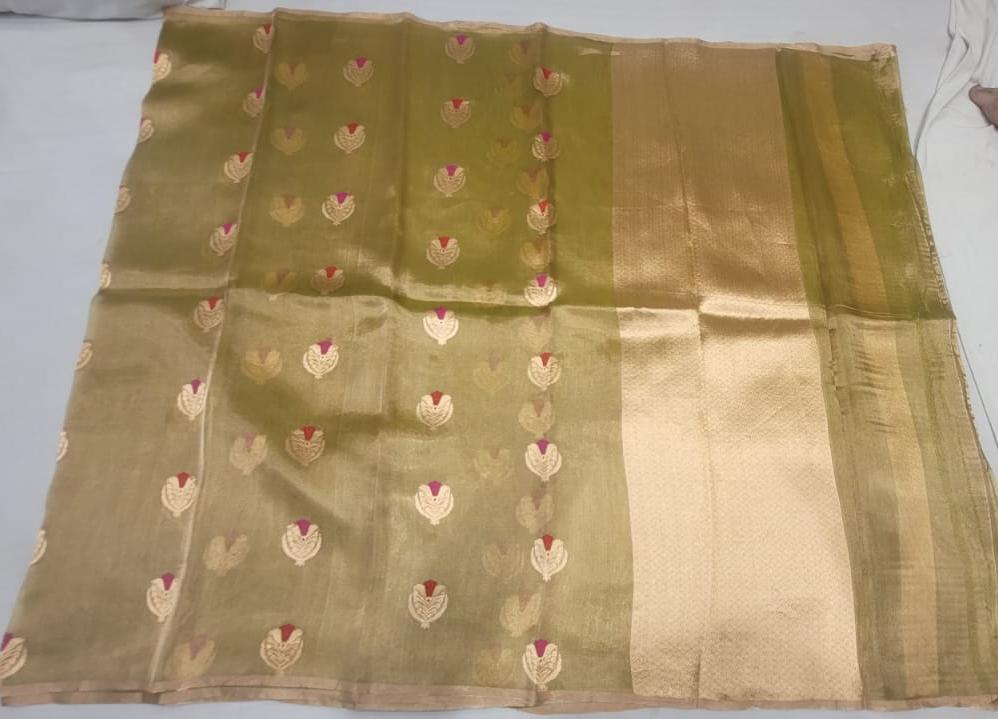 Pure Tissue Saree - Look 11 - Detail View 2 | Shri Geeta Sarees