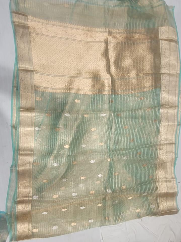 Pure Tissue Saree - Look 13 - Detail View 2 | Shri Geeta Sarees