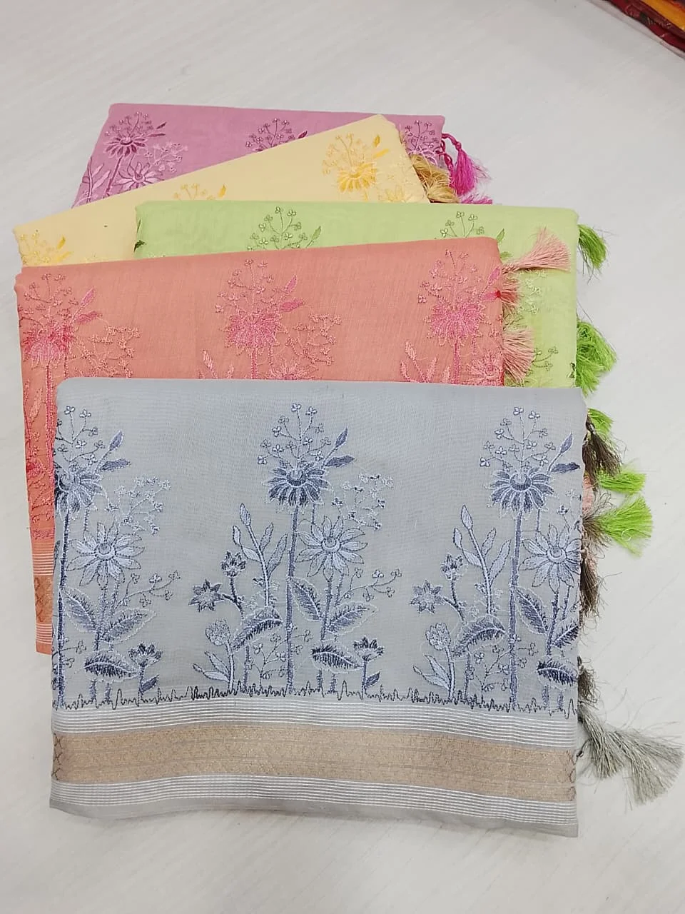 Lilac Dream - banarsi cotton Banarasi Silk Saree | Shri Geeta Sarees