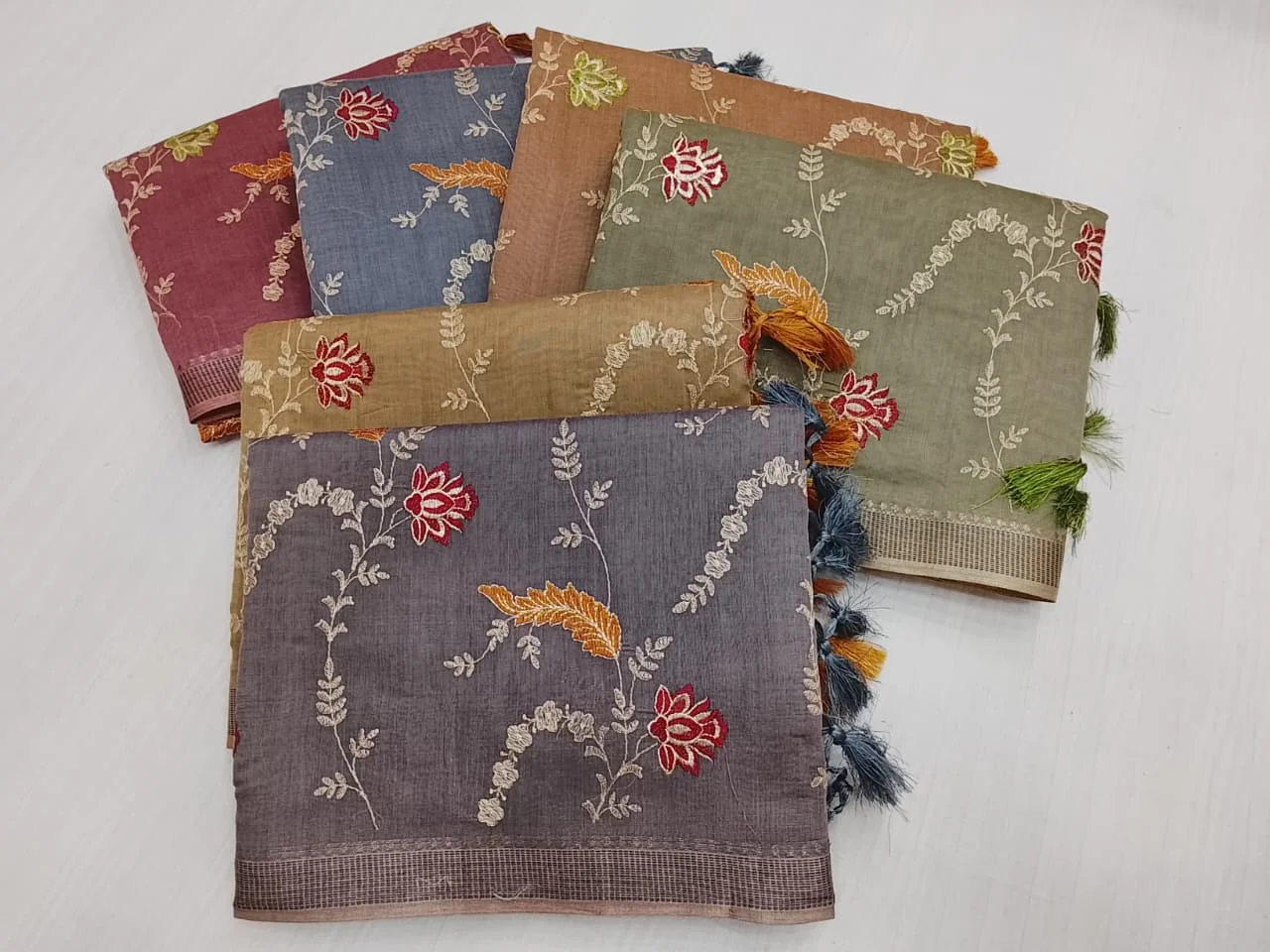 Peach Petal - banarsi cotton Banarasi Silk Saree | Shri Geeta Sarees