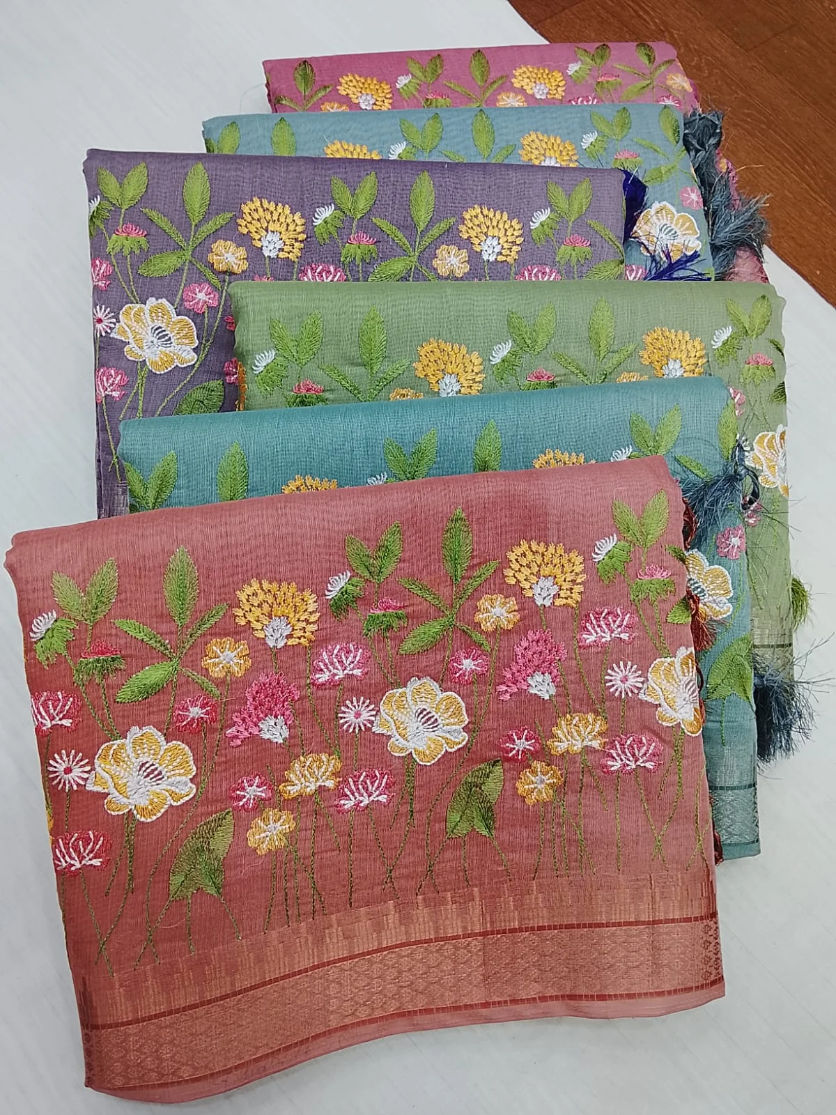 Pearl Luster - banarsi cotton Banarasi Silk Saree | Shri Geeta Sarees