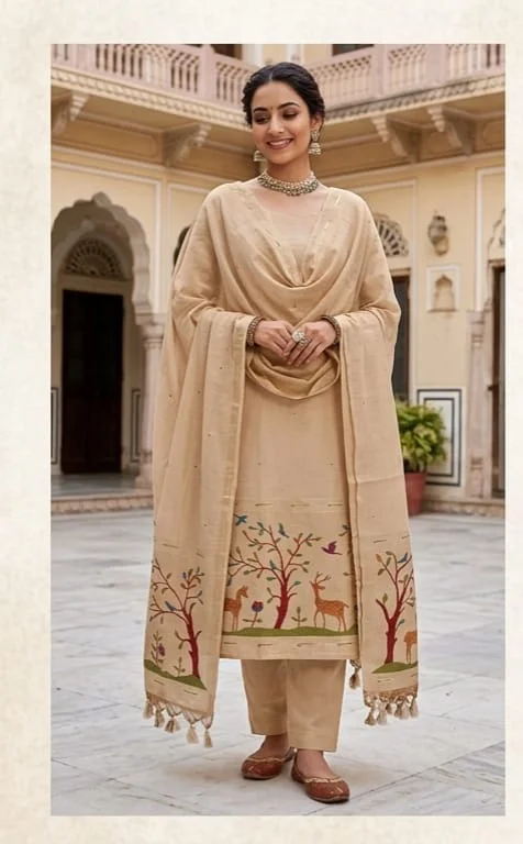 Gul-Bahar Suit - suits Banarasi Silk Saree | Shri Geeta Sarees