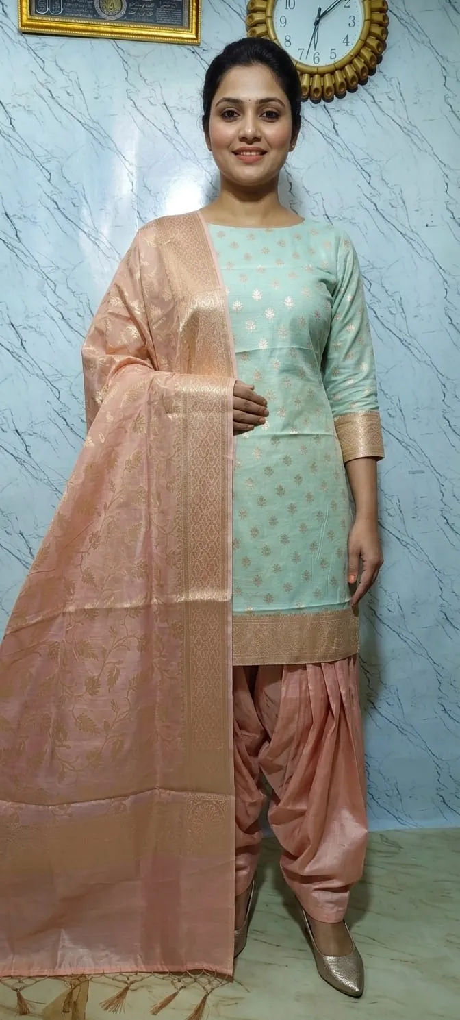 Premium Handcrafted Suit Set 5 - suits Banarasi Silk Saree | Shri Geeta Sarees