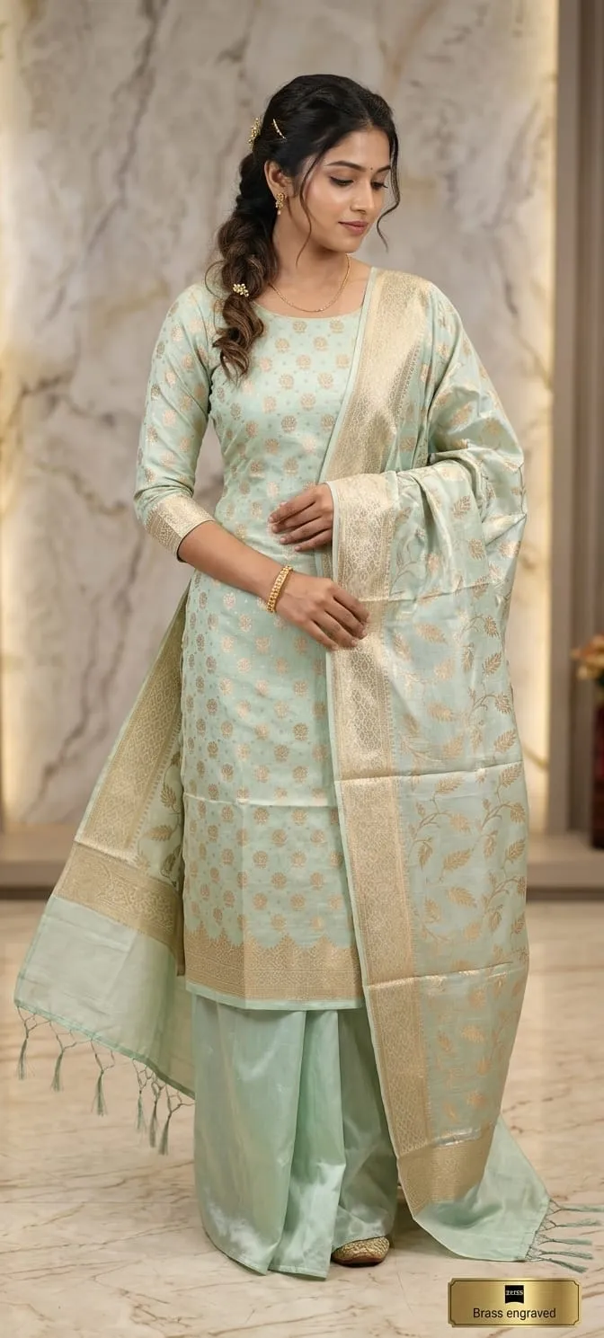 Premium Handcrafted Suit Set 7 - suits Banarasi Silk Saree | Shri Geeta Sarees