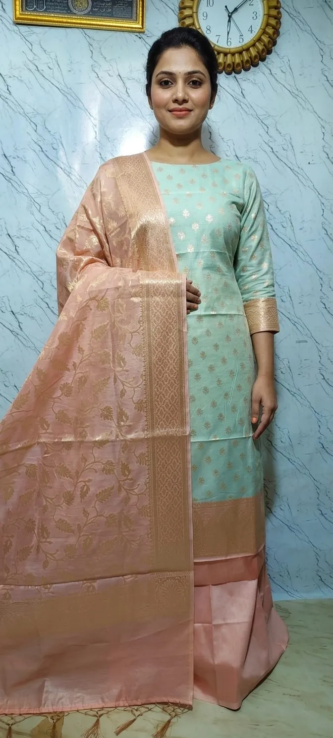 Premium Handcrafted Suit Set 8 - suits Banarasi Silk Saree | Shri Geeta Sarees