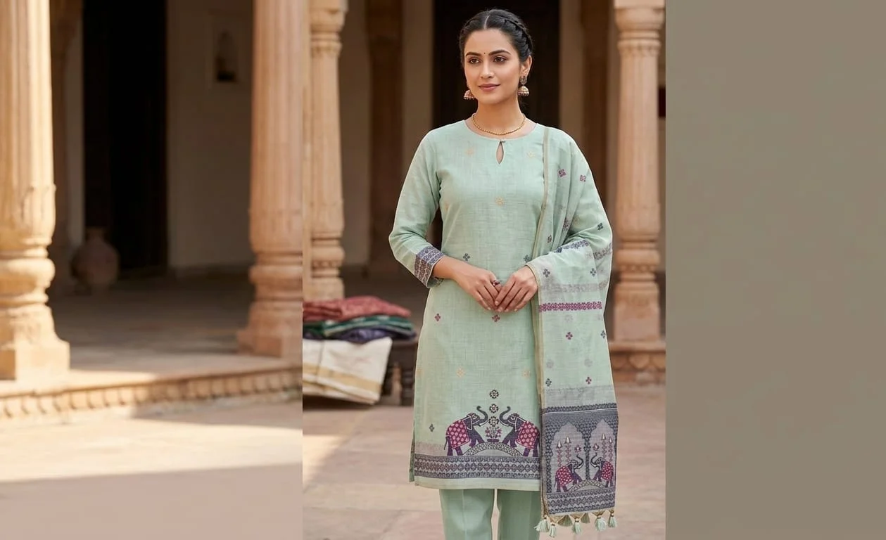 Mughal darbar - suits Banarasi Silk Saree | Shri Geeta Sarees