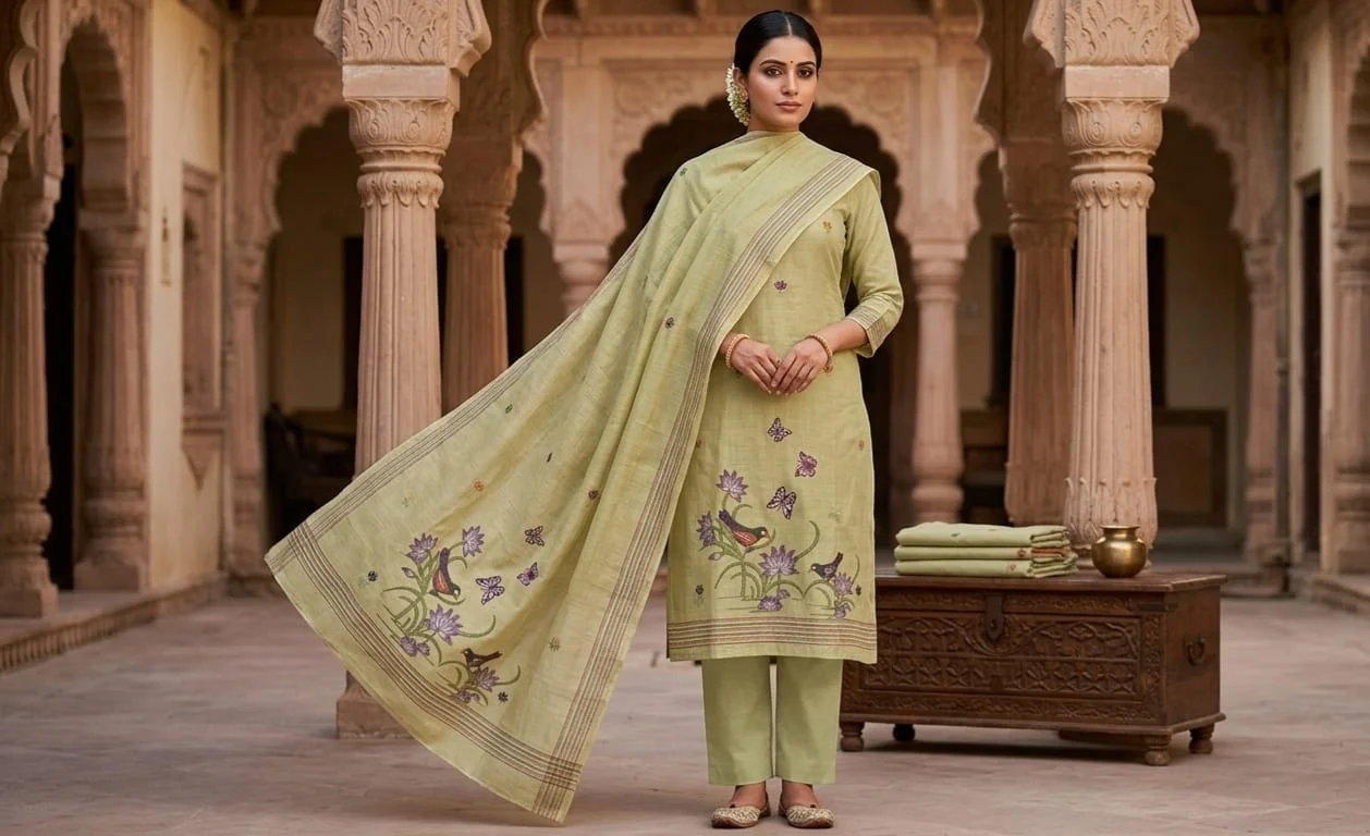 Nature Rich - suits Banarasi Silk Saree | Shri Geeta Sarees