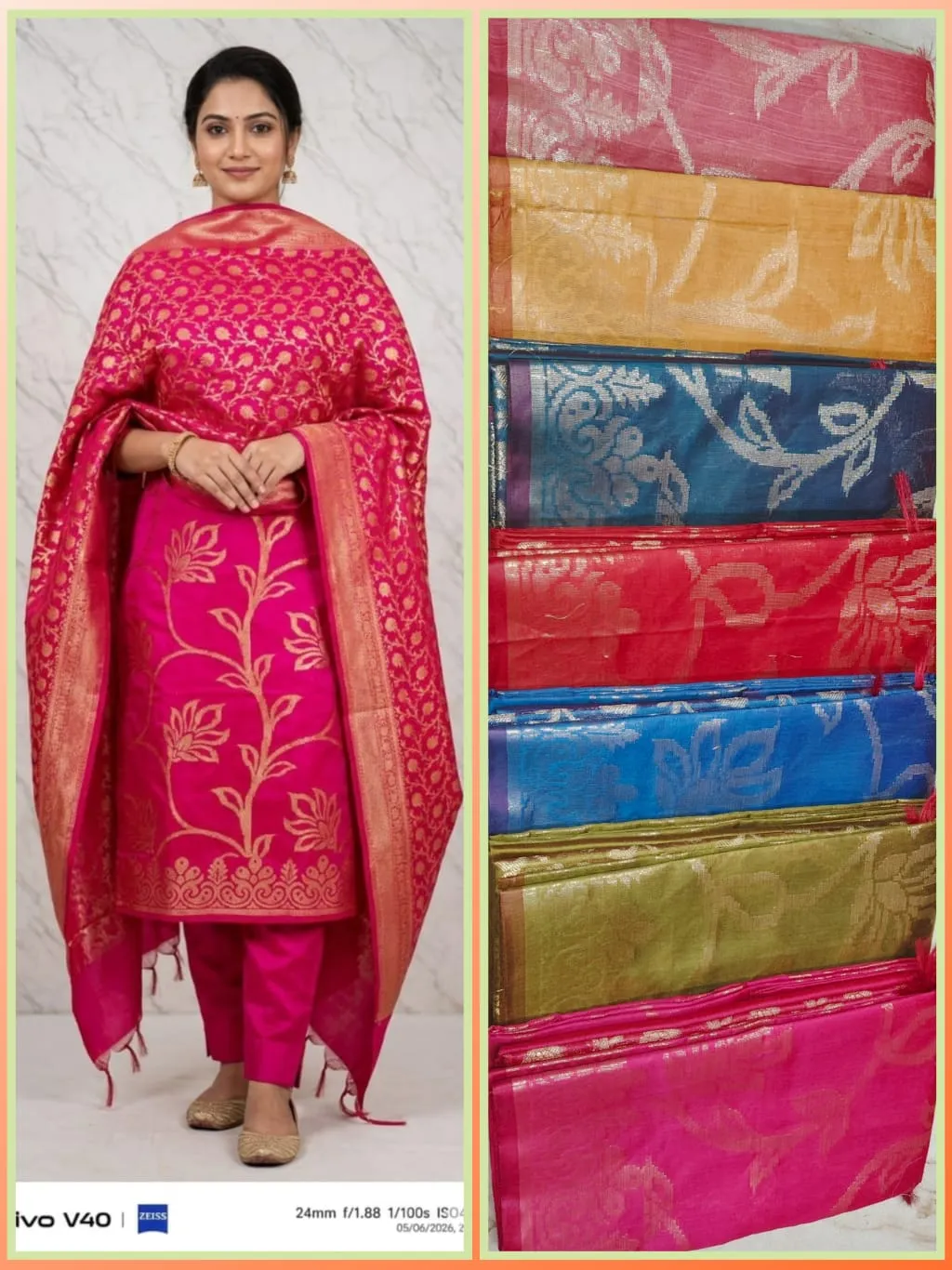Exclusive Unstitched Suit - suits Banarasi Silk Saree | Shri Geeta Sarees