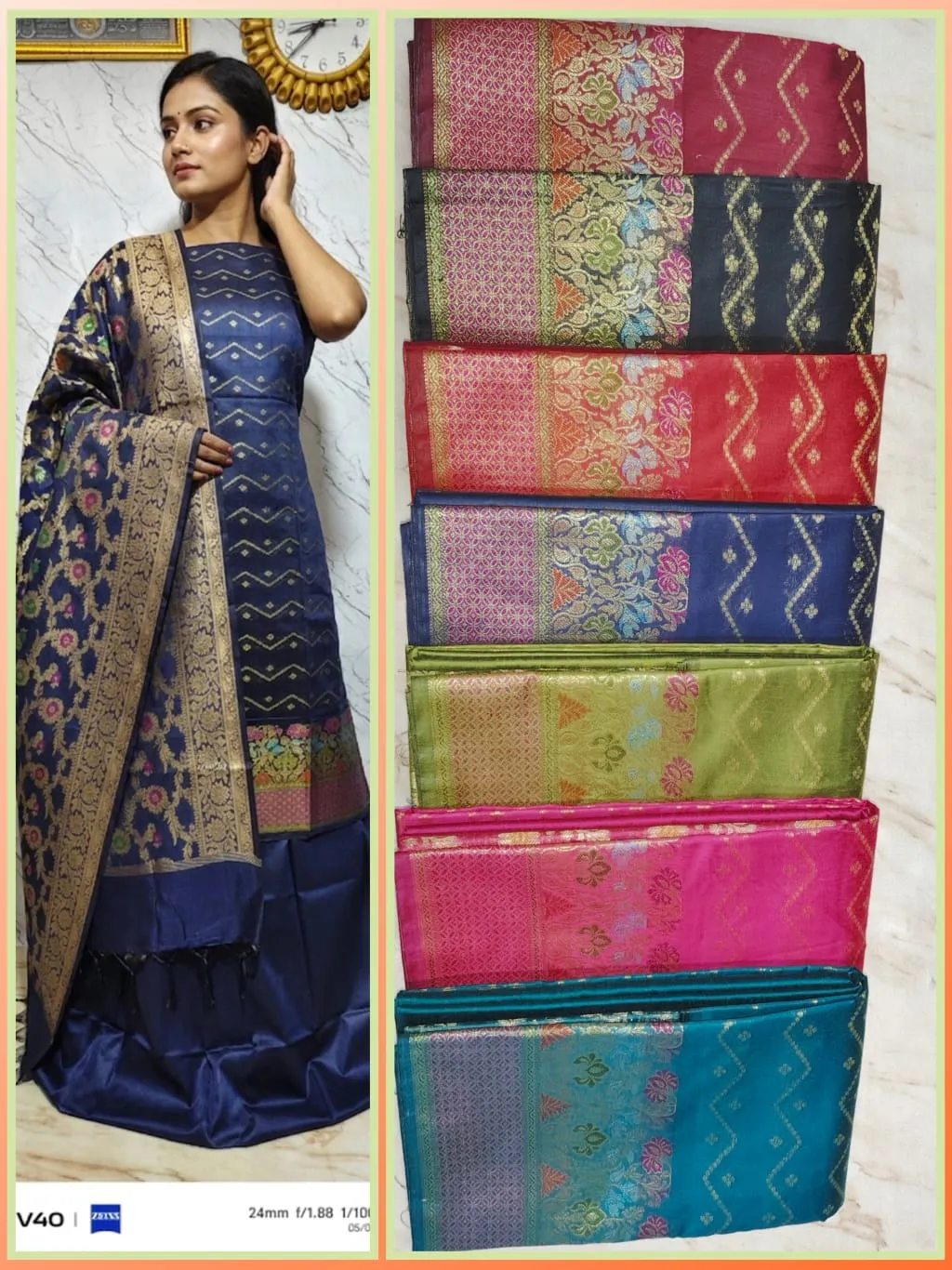 Exclusive Unstitched Suit - suits Banarasi Silk Saree | Shri Geeta Sarees